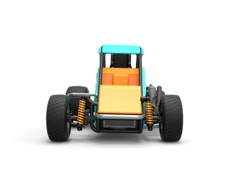 Midget car Scale 1 to 25 3D Print Model