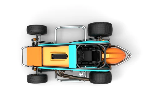 Midget car Scale 1 to 25 3D Print Model