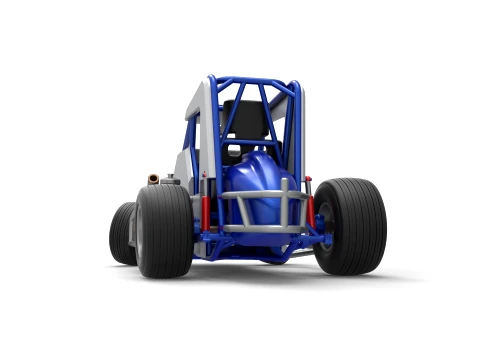 Midget car while turning Scale 1 to 25 3D Print Model