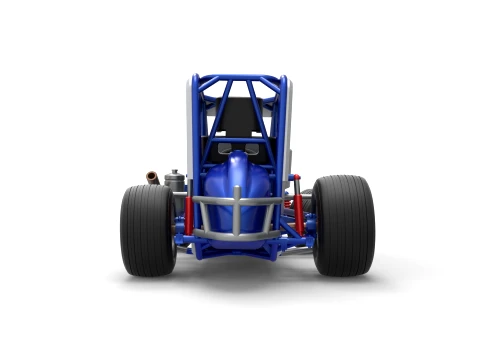 Midget car while turning Scale 1 to 25 3D Print Model