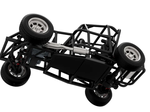 Mod Lite Race car Base Version 1 Scale 1 to 25 3D Print Model