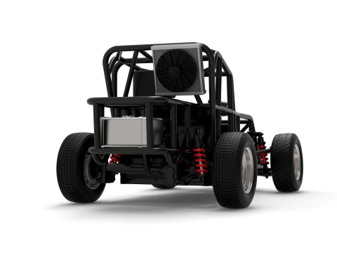 Mod Lite Race car Base Version 1 Scale 1 to 25 3D Print Model