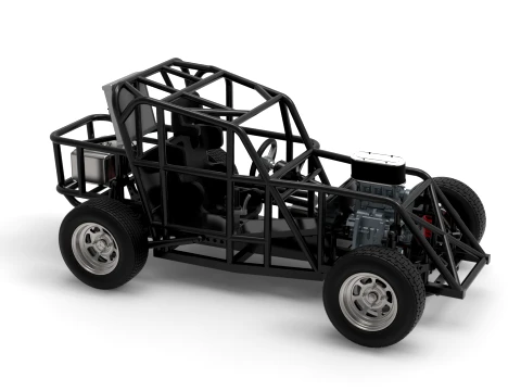 Mod Lite Race car Base Version 1 Scale 1 to 25 3D Print Model