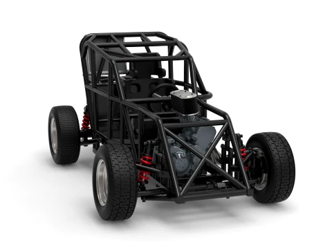 Mod Lite Race car Base Version 1 Scale 1 to 25 3D Print Model