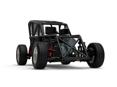 Mod Lite Race car Base Version 1 Scale 1 to 25 3D Print Model