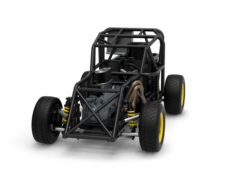 Mod Lite Race car Base Version 2 Scale 1 to 25 3D Print Model