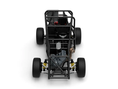 Mod Lite Race car Base Version 2 Scale 1 to 25 3D Print Model