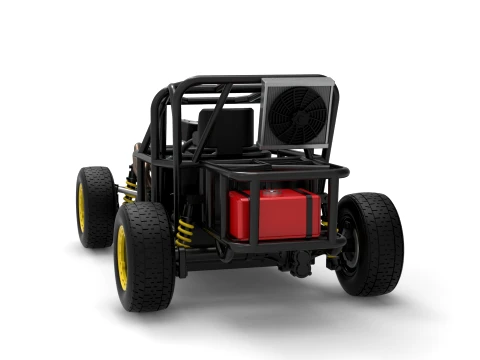 Mod Lite Race car Base Version 2 Scale 1 to 25 3D Print Model