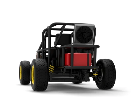Mod Lite Race car Base Version 2 Scale 1 to 25 3D Print Model
