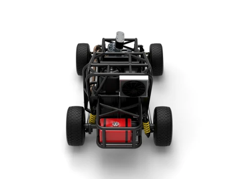 Mod Lite Race car Base Version 2 Scale 1 to 25 3D Print Model
