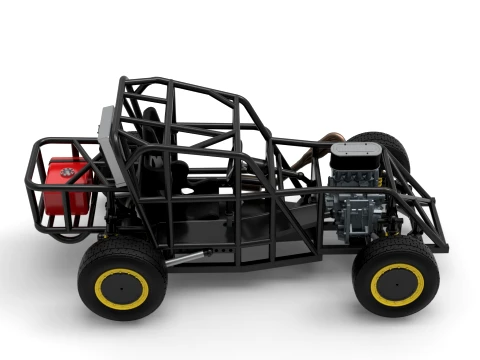 Mod Lite Race car Base Version 2 Scale 1 to 25 3D Print Model
