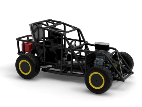 Mod Lite Race car Base Version 2 Scale 1 to 25 3D Print Model