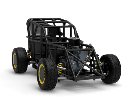 Mod Lite Race car Base Version 2 Scale 1 to 25 3D Print Model