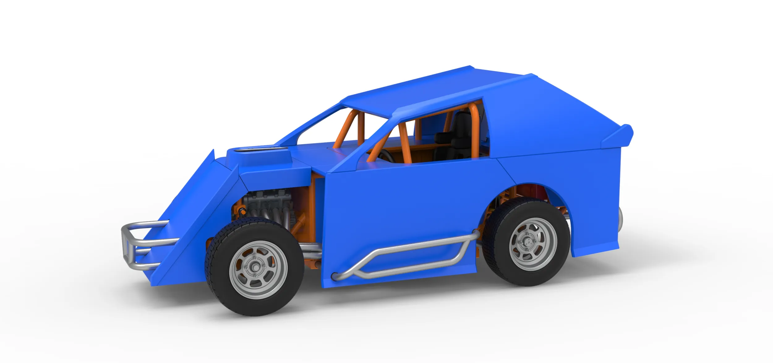 Mod Lite Race car Version 1 Scale 1 to 25 3D Print Model .c4d .max .obj .3ds .fbx .stl .blend