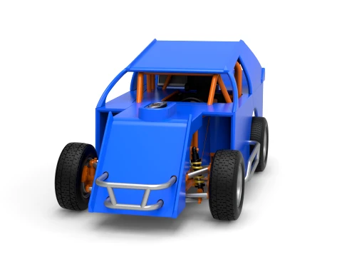 Mod Lite Race car Version 1 Scale 1 to 25 3D Print Model