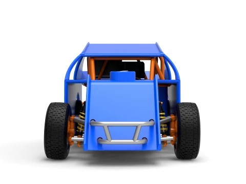 Mod Lite Race car Version 1 Scale 1 to 25 3D Print Model