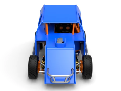Mod Lite Race car Version 1 Scale 1 to 25 3D Print Model