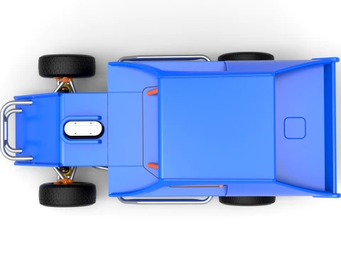 Mod Lite Race car Version 1 Scale 1 to 25 3D Print Model