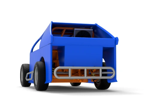 Mod Lite Race car Version 1 Scale 1 to 25 3D Print Model