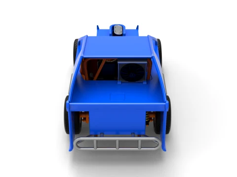 Mod Lite Race car Version 1 Scale 1 to 25 3D Print Model