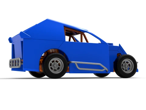 Mod Lite Race car Version 1 Scale 1 to 25 3D Print Model