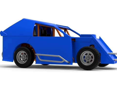 Mod Lite Race car Version 1 Scale 1 to 25 3D Print Model