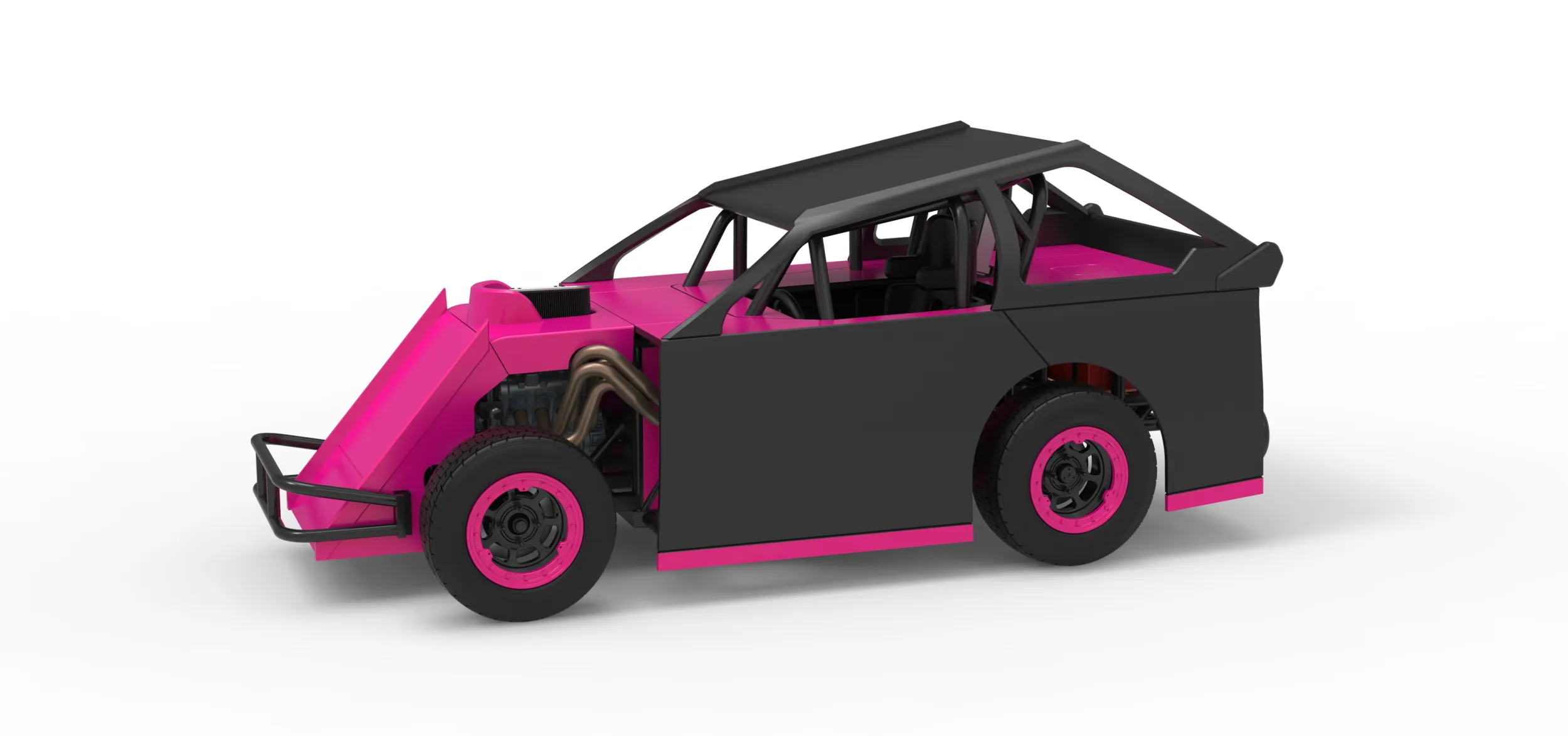 Mod Lite Race car Version 2 Scale 1 to 25 3D Print Model .c4d .max .obj .3ds .fbx .stl .blend