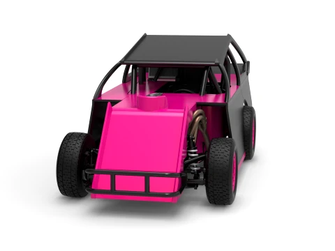 Mod Lite Race car Version 2 Scale 1 to 25 3D Print Model