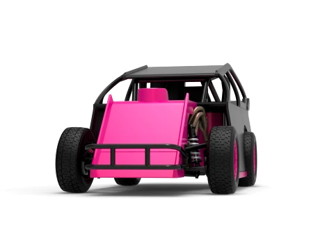 Mod Lite Race car Version 2 Scale 1 to 25 3D Print Model