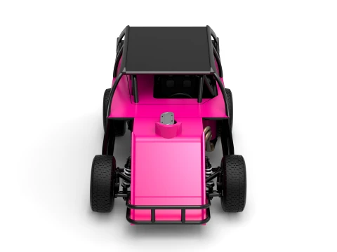 Mod Lite Race car Version 2 Scale 1 to 25 3D Print Model