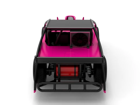 Mod Lite Race car Version 2 Scale 1 to 25 3D Print Model
