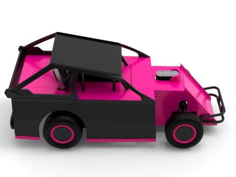 Mod Lite Race car Version 2 Scale 1 to 25 3D Print Model