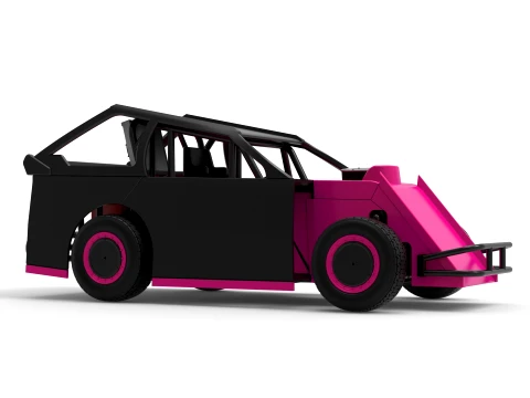 Mod Lite Race car Version 2 Scale 1 to 25 3D Print Model