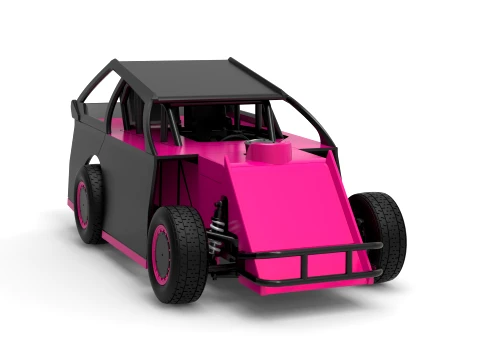 Mod Lite Race car Version 2 Scale 1 to 25 3D Print Model
