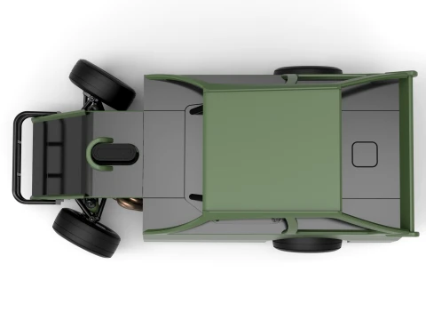 Mod Lite Race car while turning Version 2 Scale 1 to 25 3D Print Model