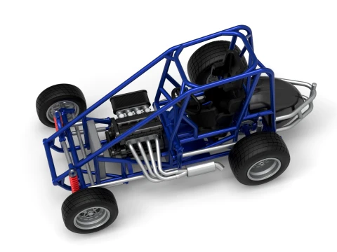 New Zealand Minisprint Base Scale 1 to 25 3D Print Model