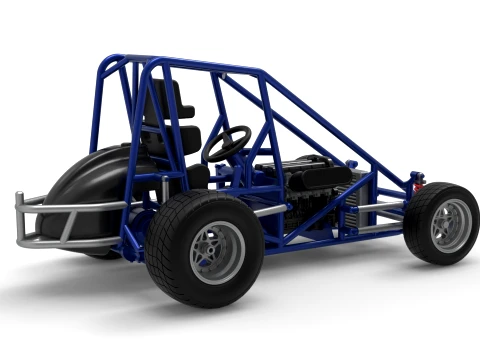 New Zealand Minisprint Base Scale 1 to 25 3D Print Model