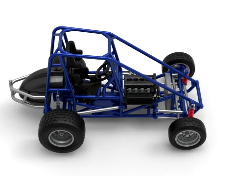 New Zealand Minisprint Base Scale 1 to 25 3D Print Model