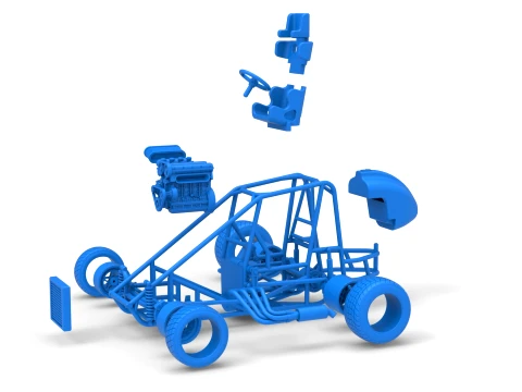 New Zealand Minisprint Base Scale 1 to 25 3D Print Model