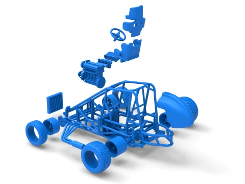 New Zealand Minisprint Base Scale 1 to 25 3D Print Model