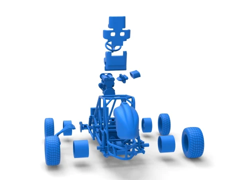 New Zealand Minisprint Base Scale 1 to 25 3D Print Model