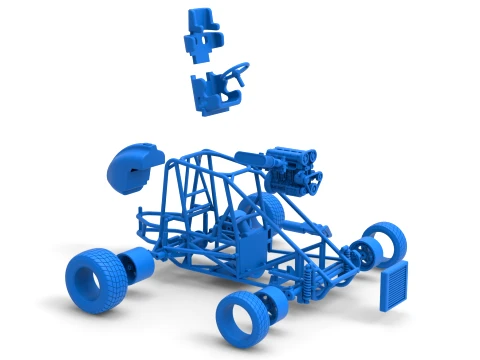 New Zealand Minisprint Base Scale 1 to 25 3D Print Model