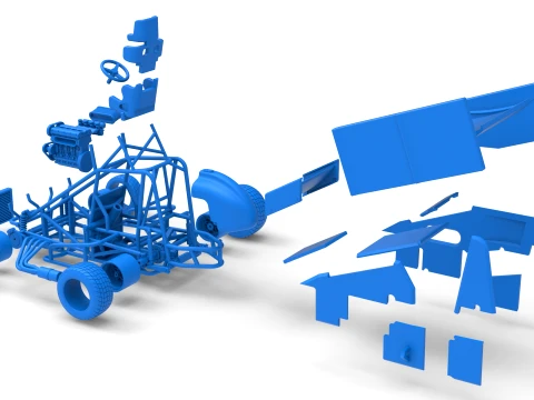 New Zealand Minisprint Scale 1 to 25 3D Print Model
