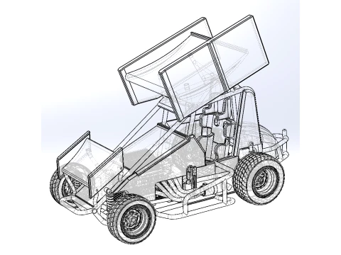 New Zealand Minisprint Scale 1 to 25 3D Print Model