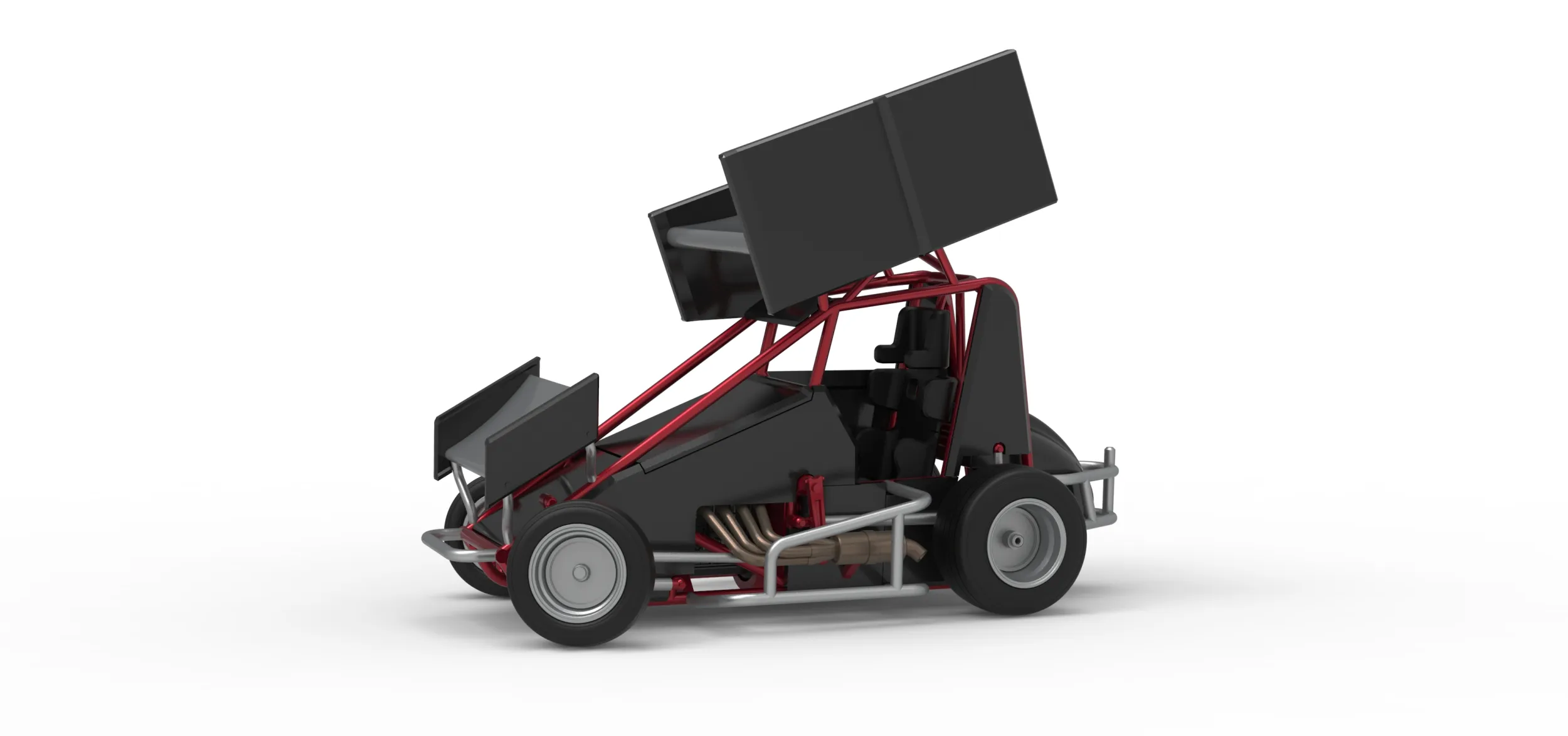 New Zealand Minisprint while turning Scale 1 to 25 3D Print Model .c4d .max .obj .3ds .fbx .stl .blend 