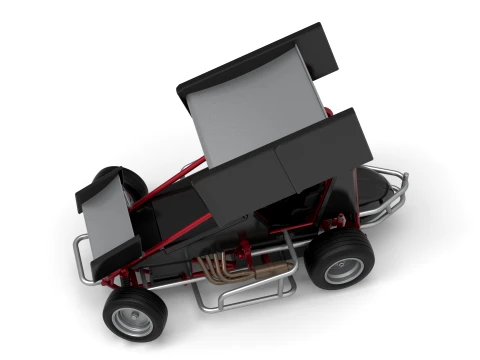 New Zealand Minisprint while turning Scale 1 to 25 3D Print Model