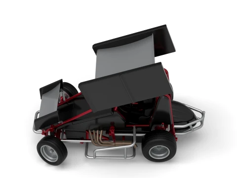 New Zealand Minisprint while turning Scale 1 to 25 3D Print Model