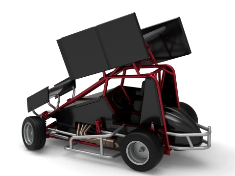 New Zealand Minisprint while turning Scale 1 to 25 3D Print Model