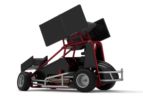 New Zealand Minisprint while turning Scale 1 to 25 3D Print Model