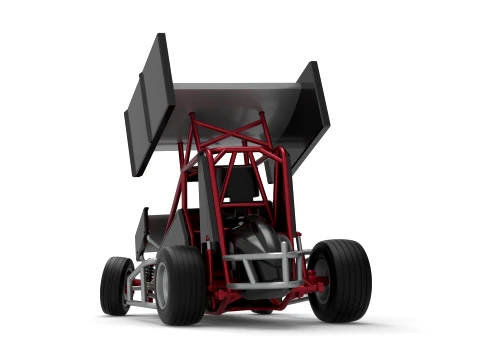 New Zealand Minisprint while turning Scale 1 to 25 3D Print Model